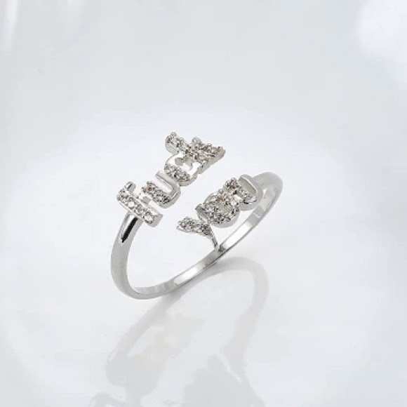 Gold or Silver Adjustable Statement Ring - Picture 3 of 7